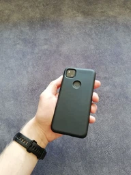 Силиконовый (TPU) чехол Deexe Silicone Case для Google Pixel 4A - Yellow фото от покупателей 4