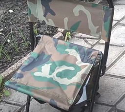 Складной стул для рыбалки, пикника, кемпинга, отдыха на природе Supretto с термосумкой, камуфляжный (Арт. 5868-1) фото от покупателей 5
