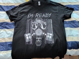 Футболка Sol's Imperial 190 I'M Ready 11500309/86 XXL Чорна (3609374907211)