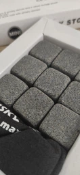 Камені для віскі Whiskey Stone набір 9 шт та мішечок для зберігання (AW010523) фото від покупців 2