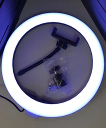 Кольцевая светодиодная цветная лампа RGB LED MJ26 Набор блогера селфи кольцо со штативом 2.1 метр и пульт переключения (333) фото от покупателей 5