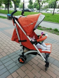 Коляска трость BabyHit Rainbow G2 Ocean Blue (22_707) фото от покупателей 3