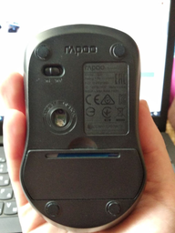 Миша Rapoo 1620 Wireless Black фото від покупців 13