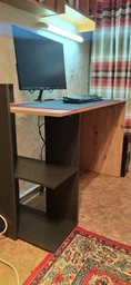 Стіл письмовий TVshka Paco 01 120x51.6x87.5 дуб артезіан/антрацит фото від покупців 1