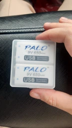 Акумулятор Крона 9В 650mAh PALO Li-Ion (6F22) заряджання micro-USB - 1 штука фото від покупців 3