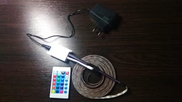 Светодиодная лента с пультом и блоком питания 300 LED RGB 5м IP68 3528 (3528 RGB) фото от покупателей 3