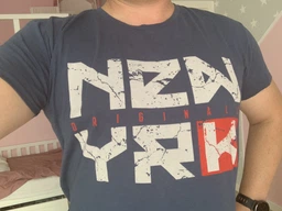 Футболка хлопковая длинная мужская Sol's Crusader Men New York 03582319/95 319 M Темно-синяя (3609374908034)