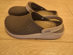 Сабо Crocs LiteRide Clog M10W12-43-28 см Black Smoke 204592 фото от покупателей 3