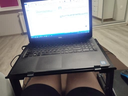 Столик трансформер для ноутбука Laptop Table T8 підставка портативна з вентилятором