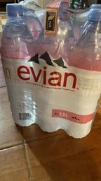 Упаковка минеральной негазированной воды Evian 1.5 л х 6 бутылок (3068320085005_3068320001128)
