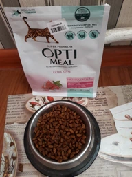 Сухий корм для котів OptiMeal Extra Taste з високим вмістом телятини 10 кг B1830501