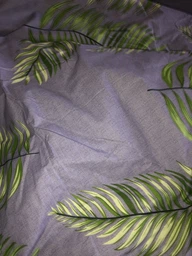 Постільна білизна Zastelli Leaves on Blue бязь євро 200*220 фото від покупців 4