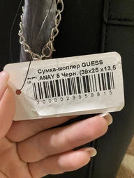 Сумка жіноча Guess Delanay 5 Червона (H2000029517778) фото від покупців 17