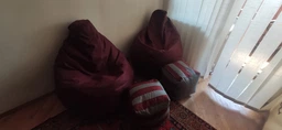 Крісло Мішок Груша Оксфорд Великий Студія Комфорту Помаранчевий з внутрішнім чохлом