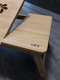 Бамбуковый столик для ноутбука с двойной столешницей UFT T13 фото от покупателей 8