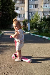 Самокат дитячий Maraton Flex G рожевий (MR0005PN) фото від покупців 6