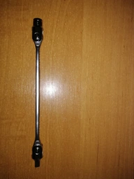 Вороток шарнирный Toptul 1/4" (квадрат- битодержатель) (AREA0808)