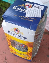 Подарунковий набір пиво Kaiserdom Hefe-Weissbier Krugset світле нефільтроване 4.7% 1 л + кухоль 1 л (4004591137363) фото від покупців 5