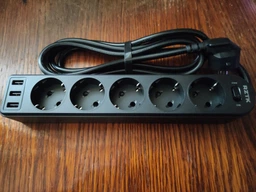 Сетевой фильтр-удлинитель RZTK Power Strip 5+3 USB-A White (PS-5A/W) 2 м фото от покупателей 17