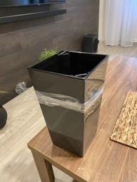 Розумний вазон Plastkon Elise 30 см коричневий 4111385072 фото від покупців 4
