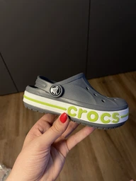 Детские Сабо Crocs Bayaband Kids Clog 27 р 15.8-16.6 см Синие 205100-C10 Blue фото от покупателей 7