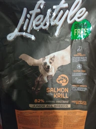 Сухой беззерновой корм с лососем и крилем для юниоров всех пород Nature's Protection Lifestyle Grain Free Salmon with Krill Junior All Breeds, 1.5 кг (NPLS45686) фото от покупателей 1