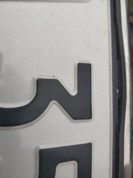 Рамка номерного знака пластик с объемными буквами Inauto Hyundai 52х13.5х2 см 2 шт (24-006)