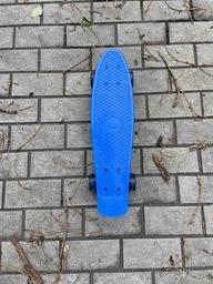 Пенни борд скейт Jenix Penny Board 22" Синий со светящимися колесами фото от покупателей 16