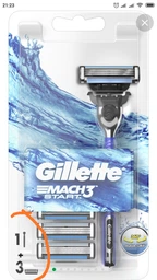 Станок для бритья мужской (Бритва) Gillette Mach3 Start с 3 сменными картриджами (7702018464005) фото от покупателей 4