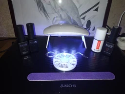UV/LED Лампа для покриття гель на нігтях Sun Mini на 6W білий