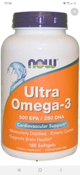 Жирные кислоты Now Foods Ultra Omega-3 180 капсул фото от покупателей 12