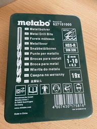 Набор сверл по металлу Metabo HSS-R 19 шт (627151000) фото от покупателей 10