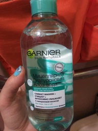 Мицеллярная гиалуроновая вода для очищения кожи лица Garnier Skin Naturals Алоэ 400 мл (3600542396561) фото от покупателей 1