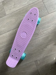 Скейт Penny Boarde Orange Светящиеся колеса фото от покупателей 2