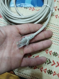 Патч-корд литой, UTP, RJ45, Cat.5e, 5m, серый фото от покупателей 17