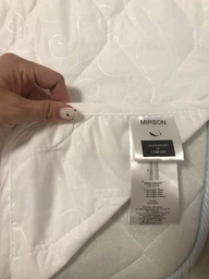 Наматрацник MirSon №1712 Eco Light Air-Soft White 200x200 см (2200002888356) фото від покупців 14