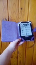 Чохол-обкладинка Happycase для 6" PocketBook Touch 622 Burgundy фото від покупців 3