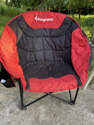 Розкладне крісло KingCamp Moon Leisure Chair Black/Blue (KC3816 Black/Blue) фото від покупців 12