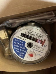 Счетчик холодной воды Gidrotek E-T 1,6U 110мм (GSR-000003372) фото от покупателей 13
