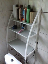 Напольная стойка органайзер на стиральную машину и унитаз Toilet Rack фото от покупателей 3