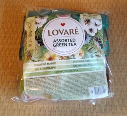 Чай Lovare Assorted Green Tea 5 видів по 10 шт (lv.78153) фото від покупців 7