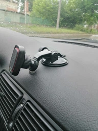 Автодержатель для телефона магнитный Grand-X MT-04 Black фото от покупателей 1