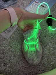 Светящиеся LED шнурки UFT Disco синие (svetshnurblue) фото от покупателей 3
