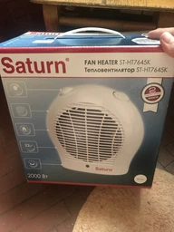 Обогреватель Saturn ST-HT7645K мощностью 2000 Вт дуйчик с термостатом (обогревает до 22 м2) Белый фото от покупателей 15
