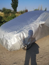Тент автомобильный Vitol CC11106 L серый, 482х178х119 см (F 170T/CC11106 L) фото от покупателей 16