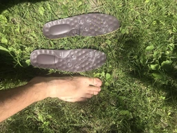 Массажные стельки с амортизационным эффектом 42.5р (27.5см), черного цвета E-02 №4