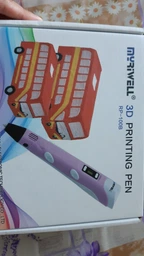3D-ручка MYRIWELL 2 RP100B Pink (ABS, PLA) + PLA пластик (20 цветов) 109 метров, Защитные накладки и Трафареты фото от покупателей 2