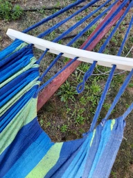 Гамак підвісний з каркасом і чохлом 240 х 150 Темно-червоний фото від покупців 5
