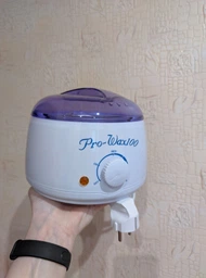 Воскоплав банковий з терморегулятором PRO-WAX 100 Pink для воску в гранулах та таблетках на 400 мл.