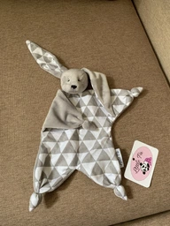 Іграшка комфортер Little Panda Зайчик скандинавські горбки 30 см (2100-14)